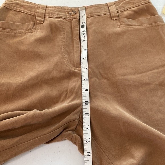 Coldwater Creek Wide Leg High Rise Soft Drape Pants 100% Tencel Flap Back Pocket - Picture 12 of 14